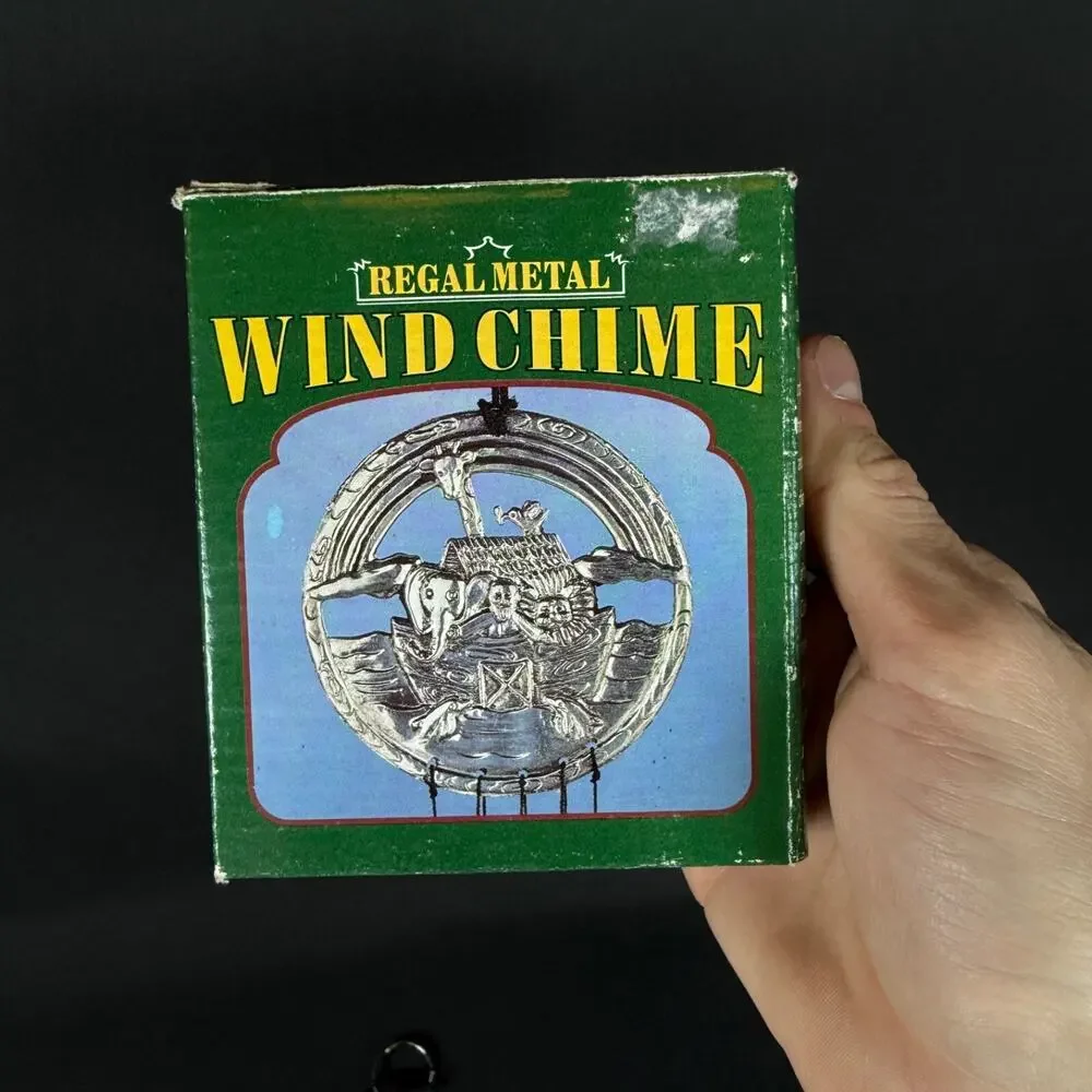 Regal Metal Wind Chime - Decorative Ship Design with Original Box
